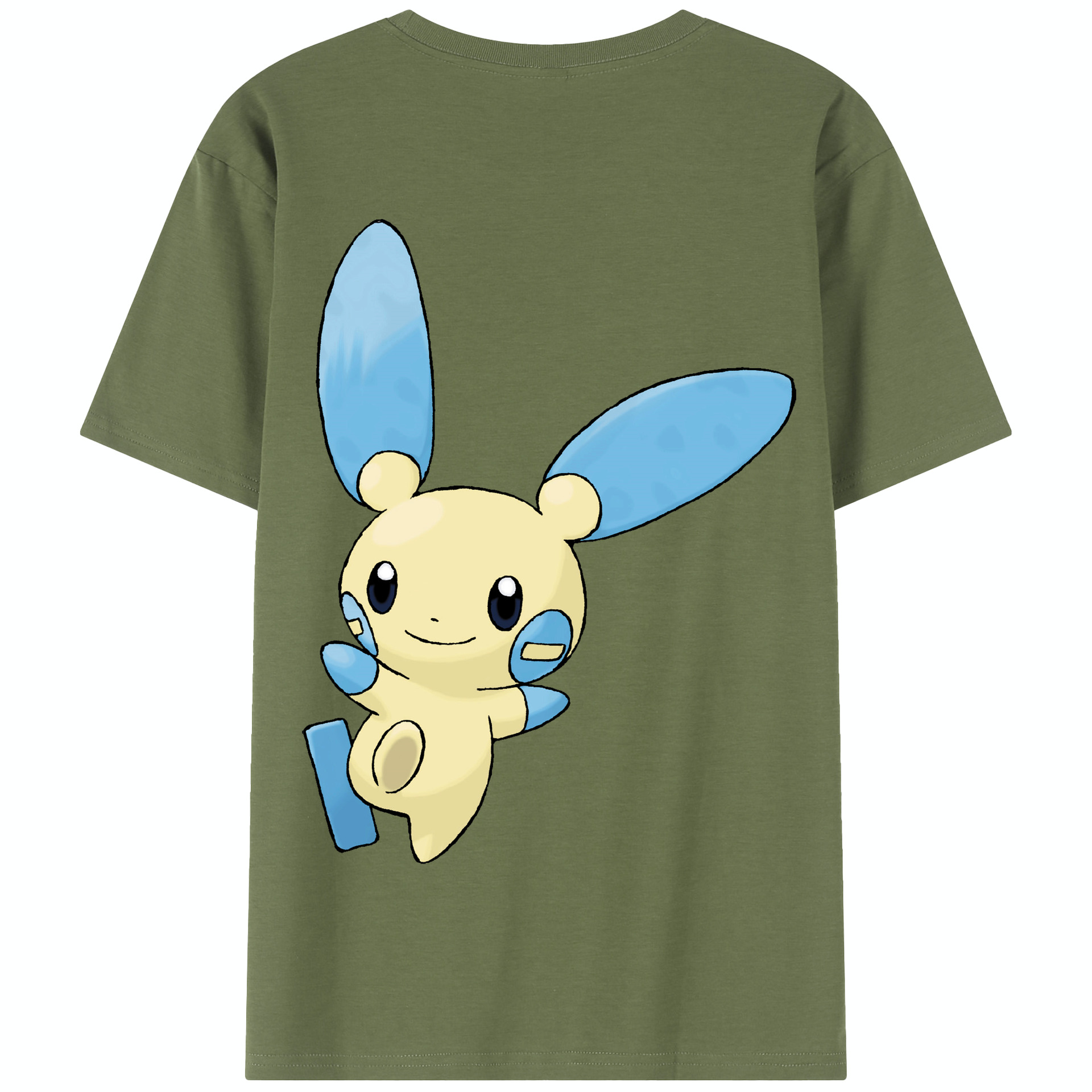（画像用） ポケットモンスター Pokémon 綿100％半袖Tシャツ（背面プリント）